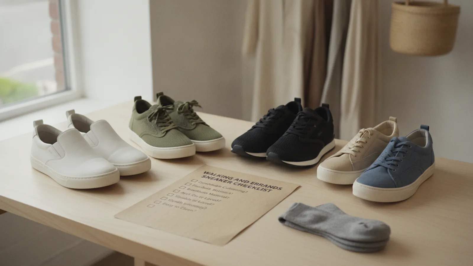 Choosing Everyday Sneakers For Walking And Errands Checklist For First Time Readers cover image