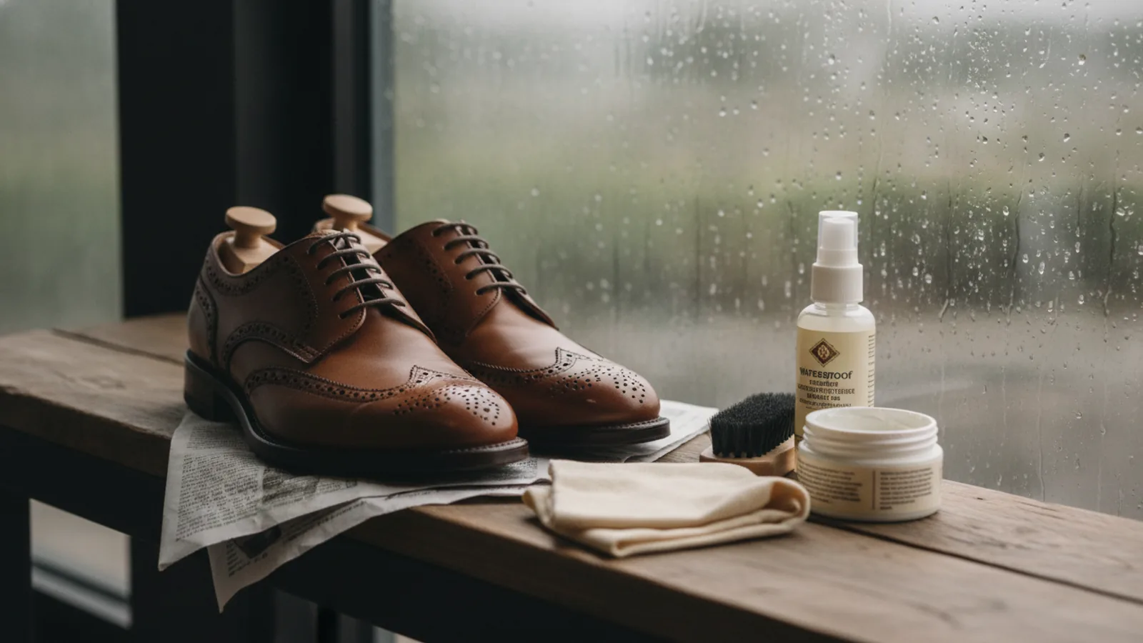 What To Check Before Caring For Leather Shoes Through Wet Weather cover image